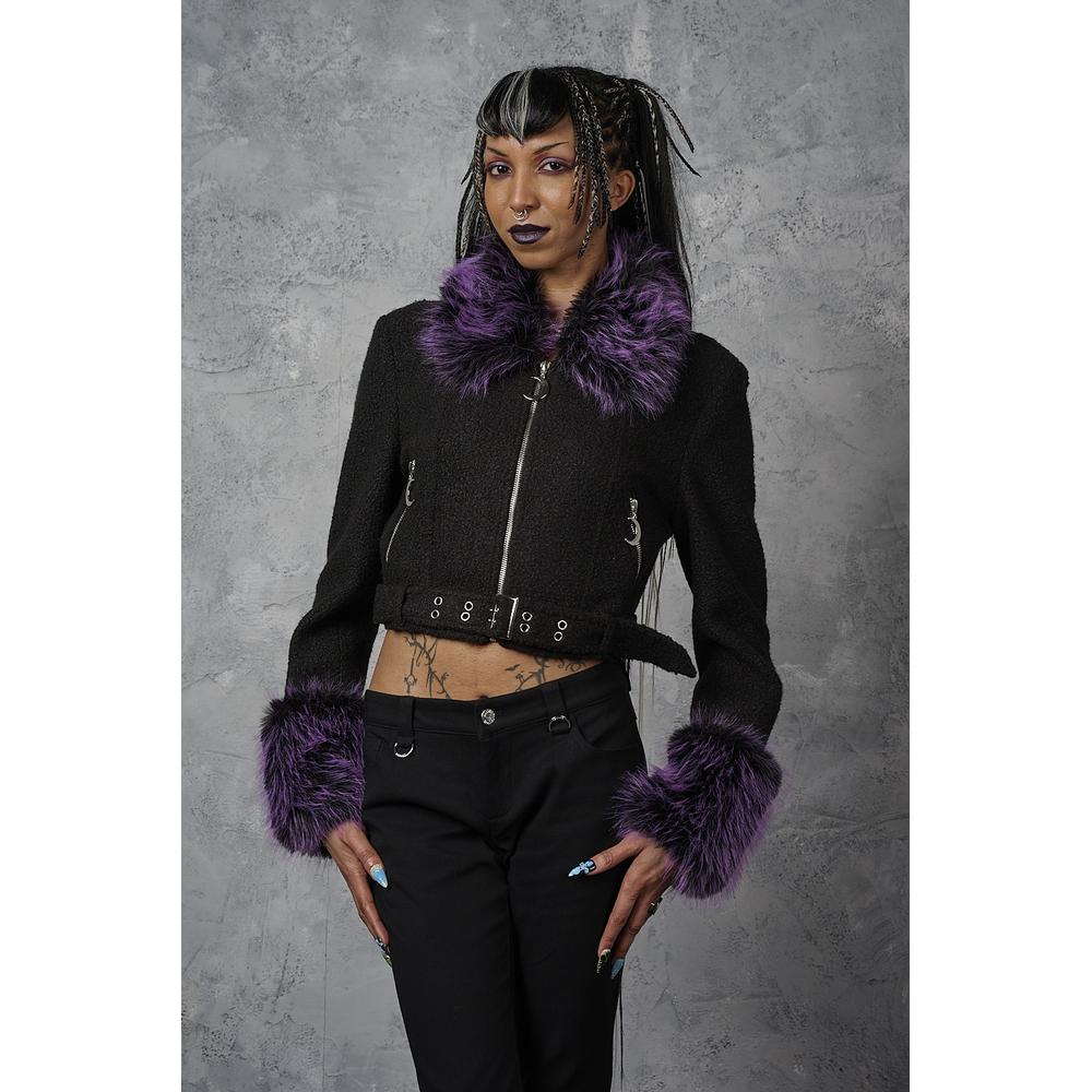 Banned - Cold Spell Jacke - Schwarz/Lila
